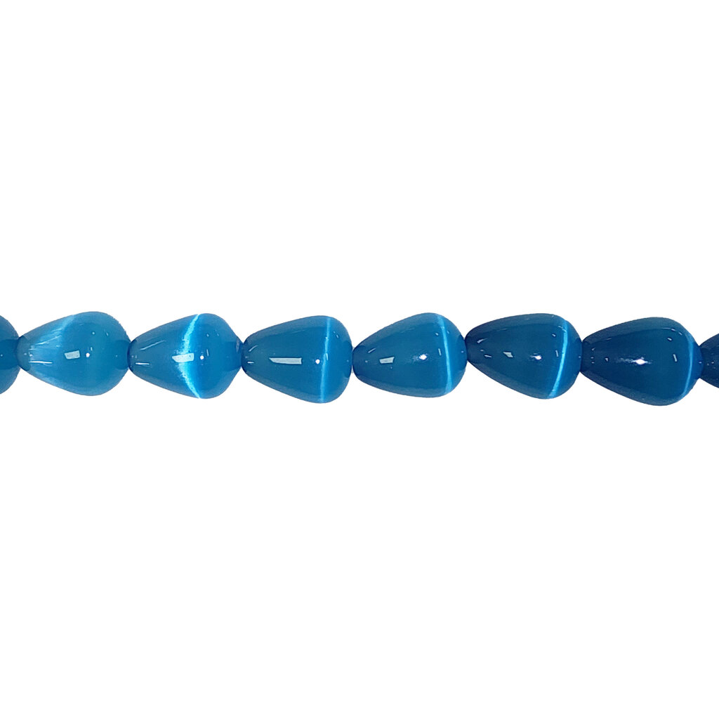 Cat Eye Beads Drop 16" Strand