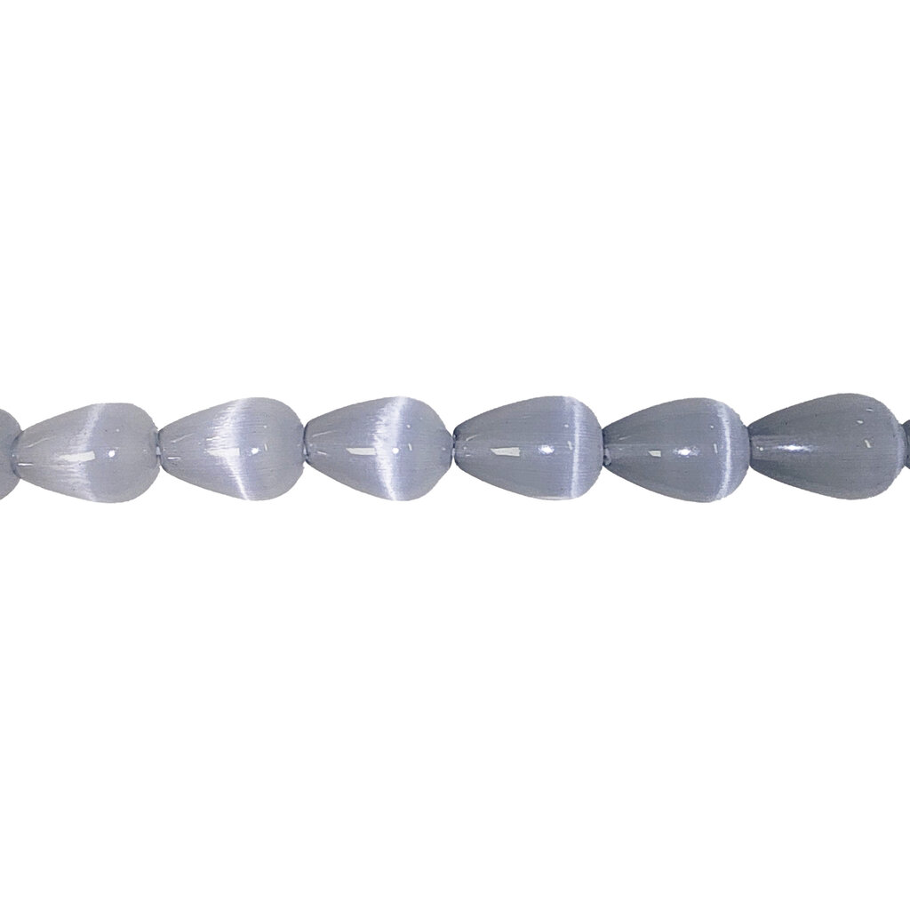 Cat Eye Beads Drop 16" Strand