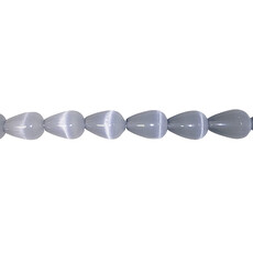 Cat Eye Beads Drop 16" Strand