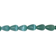 Cat Eye Beads Drop 16" Strand