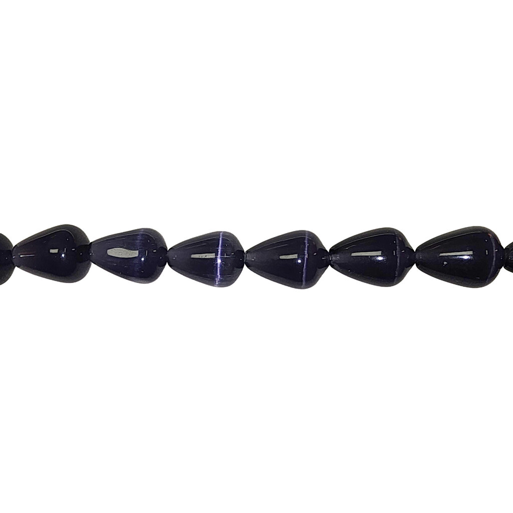 Cat Eye Beads Drop 16" Strand