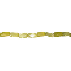 Cat Eye Beads Faceted Rectangle 16" Strand