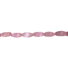 Cat Eye Beads Twisted 16" Strand