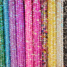 Bead World Rainbow Mermaid Glass Bead 15" Strand PT.2