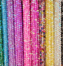 Bead World Rainbow Mermaid Glass Bead 15" Strand PT.2