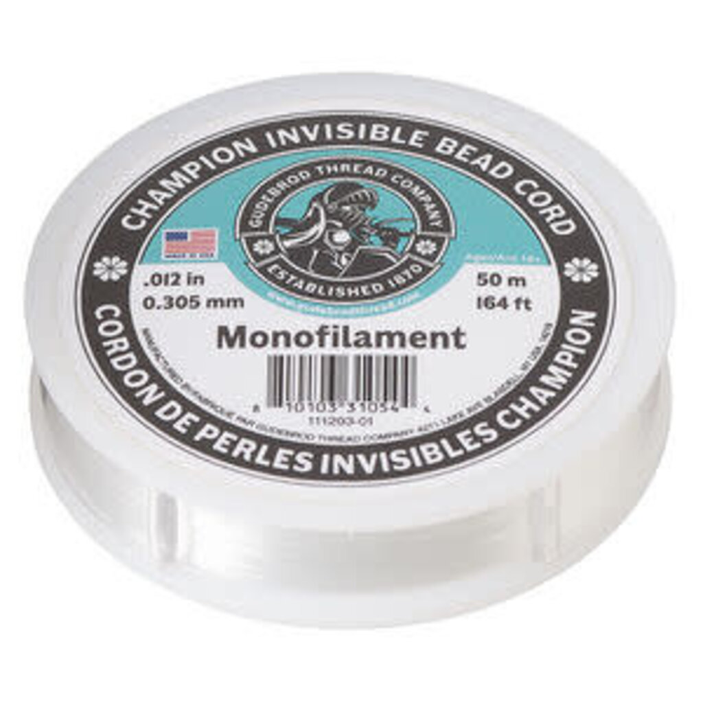 Monofilament Clear InvisibleCord  0.12inch 6lbs 50mtrs