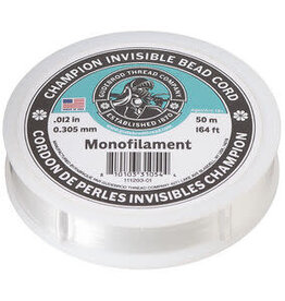 Monofilament Clear InvisibleCord  0.12inch 6lbs 50mtrs