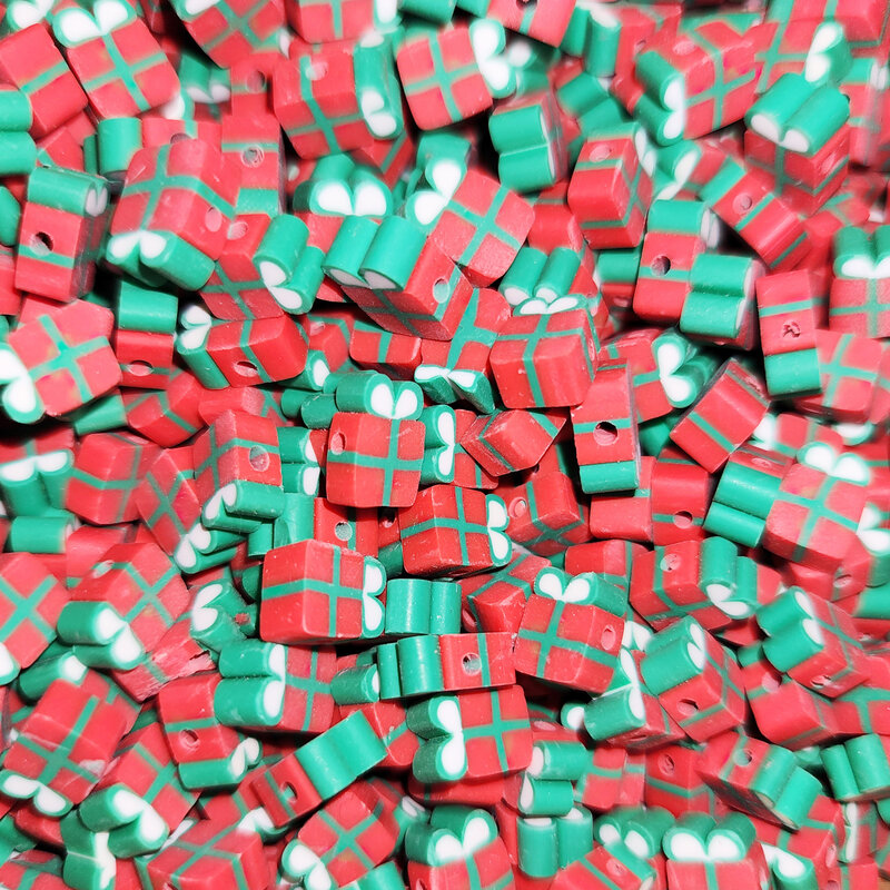 Gift Box Fimo Beads 12pcs 8x10mm