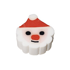 Santa 2 Fimo Beads 12pcs 9x10mm