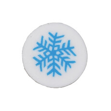 Snowman Fimo Beads 12pcs 6x10mm