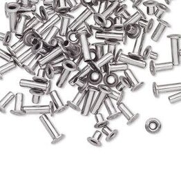 Stainless Steel Eyelets Mix 3.5x3mm-7x3.5mm100pcs