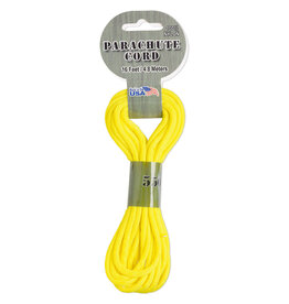 Fluorescent Yellow Nylon Parachute Cord 4mm 16 feet