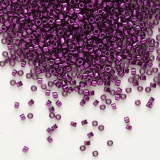 Miyuki Delica #11 Opaque Nickel-Plated Dyed Color Dark Magenta DB0463M 50gms
