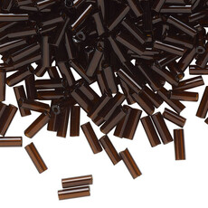 Preciosa Czech Bugle Bead #3 Loose TP Root Beer 50gm pkg.