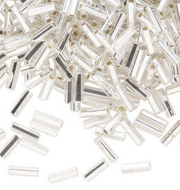 Preciosa Czech Bugle Bead #3 Loose SL SH Crystal 50gm pkg.