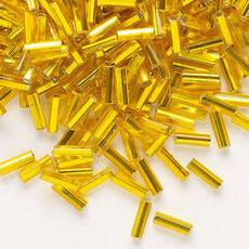 Preciosa Czech Bugle Bead #3 Loose SL SH Hyacinth 50gm pkg.