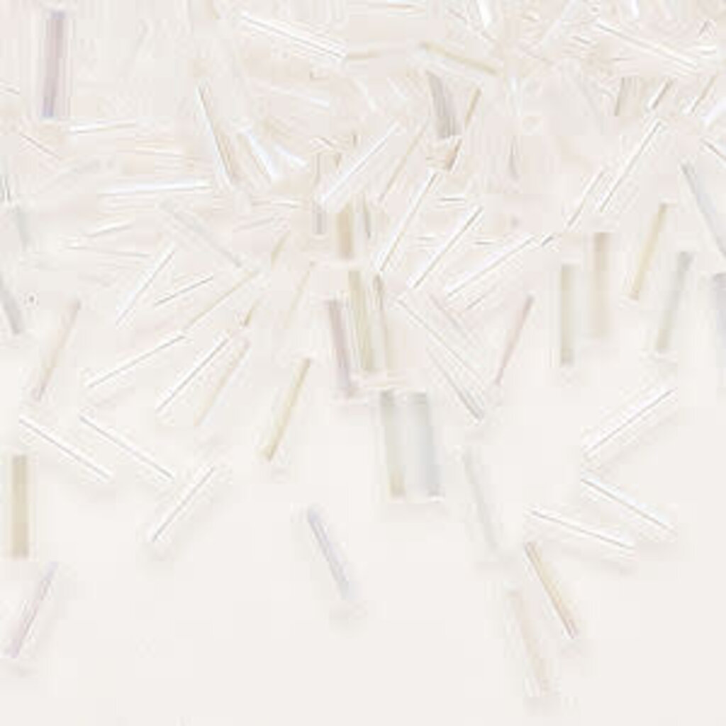Preciosa Czech Bugle Bead #3 Loose TL RB Crystal  50gm pkg.