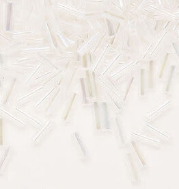 Preciosa Czech Bugle Bead #3 Loose TL RB Crystal  50gm pkg.