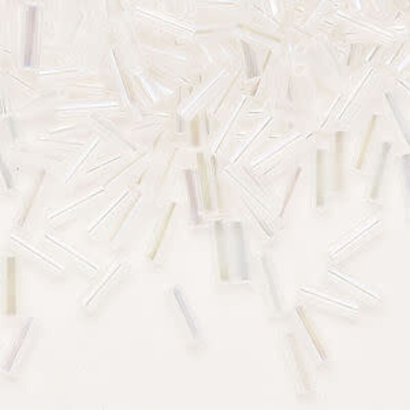 Preciosa Czech Bugle Bead #3 Loose TL RB Crystal  50gm pkg.