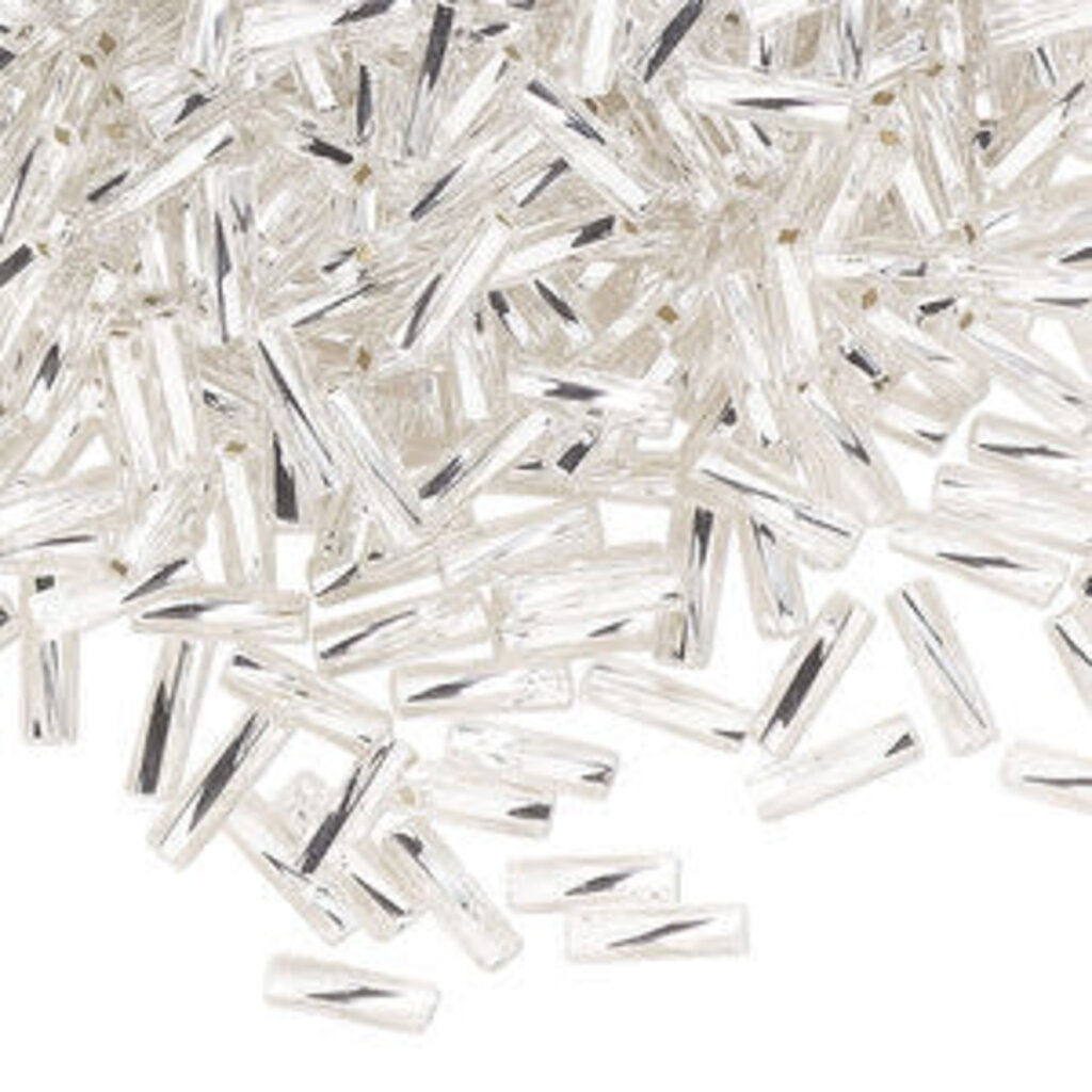 Preciosa Czech Bugle Bead TD #3 Loose SL Crystal 50gm pkg.
