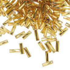 Preciosa Czech Bugle Bead TD #3 Loose SL Topaz 50gm pkg.