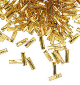 Preciosa Czech Bugle Bead TD #3 Loose SL Topaz 50gm pkg.
