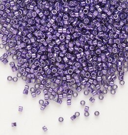 Miyuki Delica #11 OPQ Galvanized Dark Lilac DB0430V 7.5gms