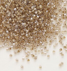 Miyuki Delica #11 TL Beige-lined Luster Crystal Clear 3549SB 7.5gms