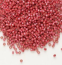Miyuki Delica #11 Duracoat OPQ Galvanized Light Cranberry DB1841V 7.5gms