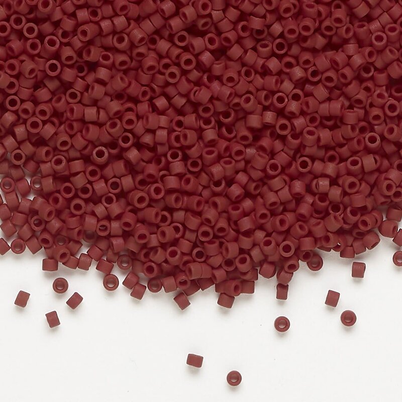 Miyuki Delica  #11 Opaque Matte Currant DB1584V 7.5gms