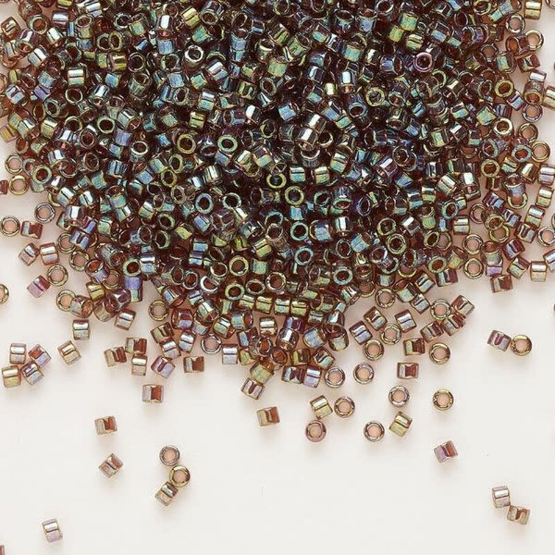 Miyuki Delica  #11 TL Rainbow Gold Luster Root Beer DB0122V 7.5gms