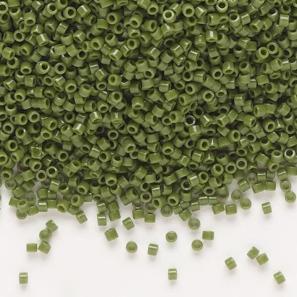 Miyuki Delica  #11 Opaque Avocado DB1135V 7.5gms