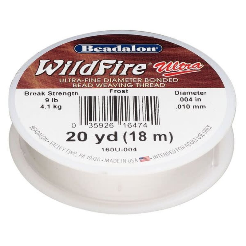 Beadalon Beadalon WildFire Ultra Frost .004/0.10mm 9LB 20yd