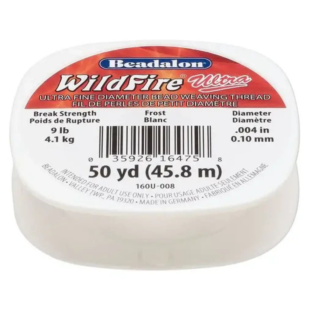 Beadalon Beadalon WildFire Ultra Frost .004/0.10mm 9LB 50yd