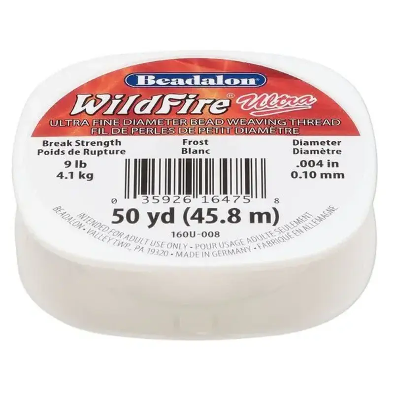 Beadalon Beadalon WildFire Ultra Frost .004/0.10mm 9LB 50yd