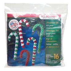 The Beadery Candy Canes Ornament Kit (Makes (16) 4-inch ornaments)