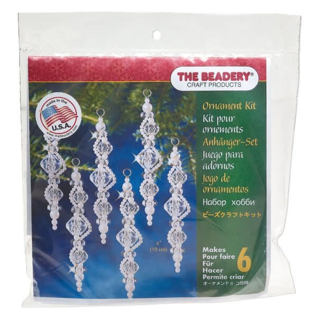 The Beadery Ice Drops Ornament Kit (Makes (6) 4-inch ornaments)