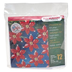 The Beadery Poinsettia Ornament Kit (Makes (12) 2.25-inch ornaments)