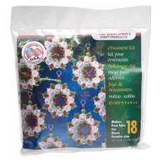 The Beadery Wreath Ornament Kit (Makes (18) 2.25-inch ornaments)