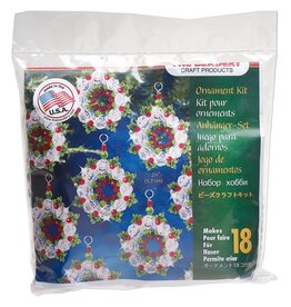 The Beadery Wreath Ornament Kit (Makes (18) 2.25-inch ornaments)