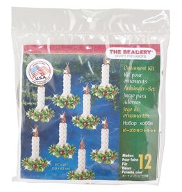 The Beadery Candle Ornament Kit (Makes (12) 1.5 x 2.5-inch ornaments)