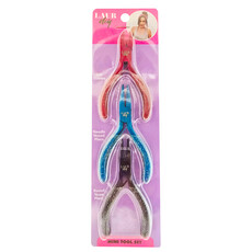 Mini Tool Set (Red, Teal & Black)