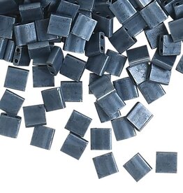Miyuki Tila Opaque Matte Gunmetal Blue 10Gm