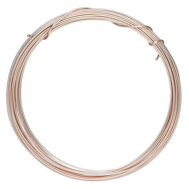 ParaWire ParaWire Rose Gold-Finished Copper Half-Round Wire