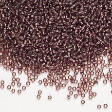 Miyuki #15 Rocaille Seed Bead TP SL Dark Smoky Amethyst 25gms