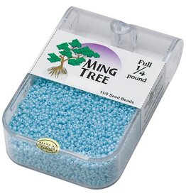 Ming Tree Ming Tree #11 Opaque Luster Turquoise Blue 1/4 Pound pkg.