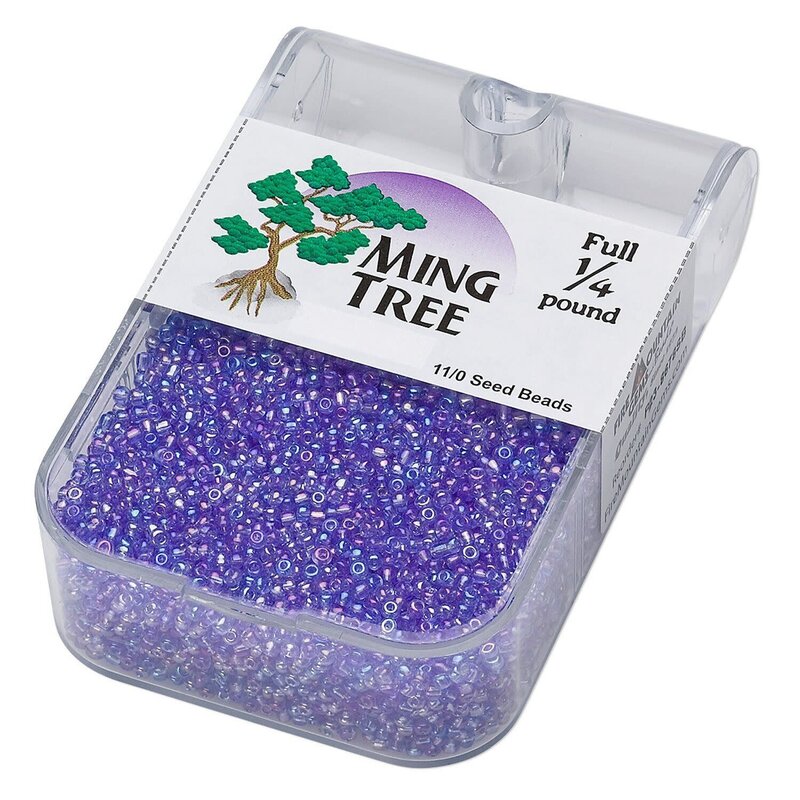 Ming Tree Ming Tree #11 Translucent Rainbow Blue 1/4 Pound pkg.