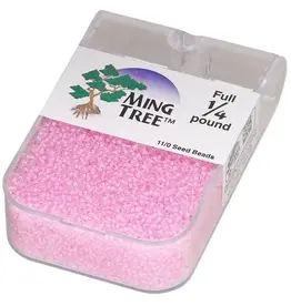 Ming Tree Ming Tree #11 Transparent Color-lined Pink 1/4 Pound pkg.