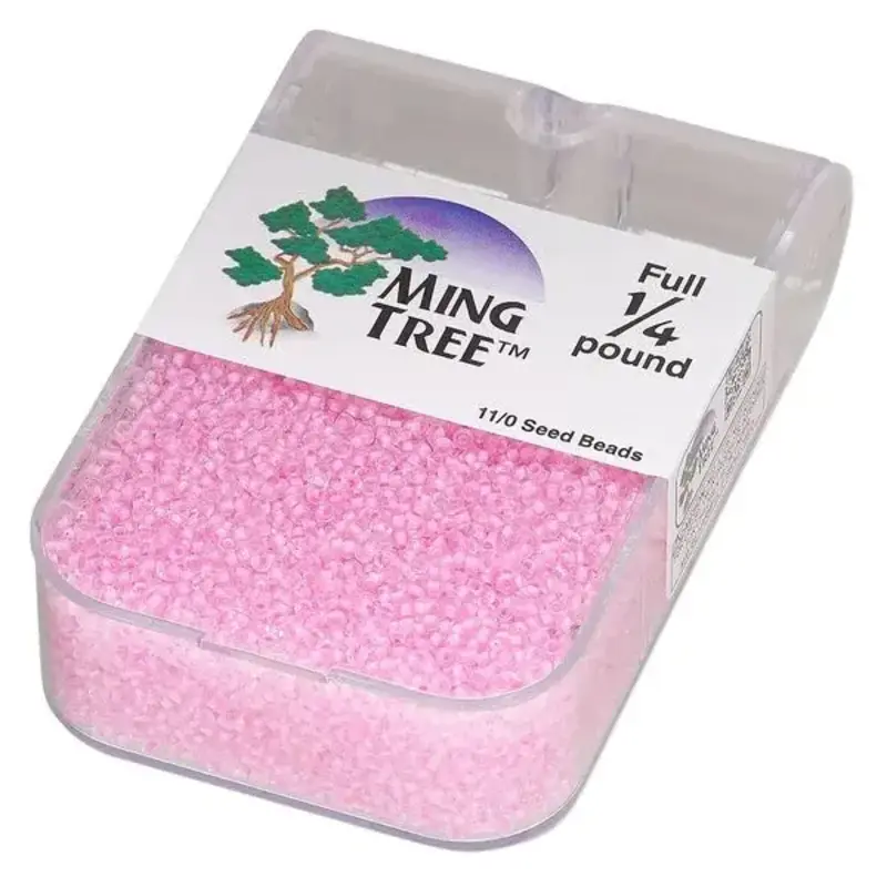 Ming Tree Ming Tree #11 Transparent Color-lined Pink 1/4 Pound pkg.