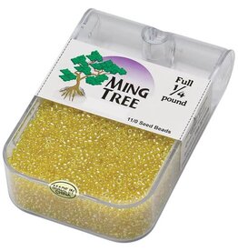 Ming Tree #11  Translucent Luster Yellow 1/4 Pound pkg.